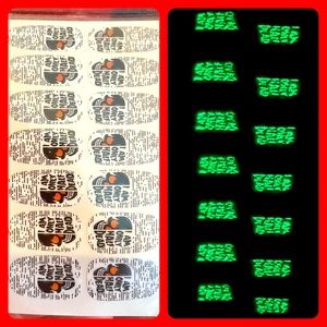 🆕 Nail Wraps/Stickers Halloween 🎃 🐈‍⬛-Glow in the Dark